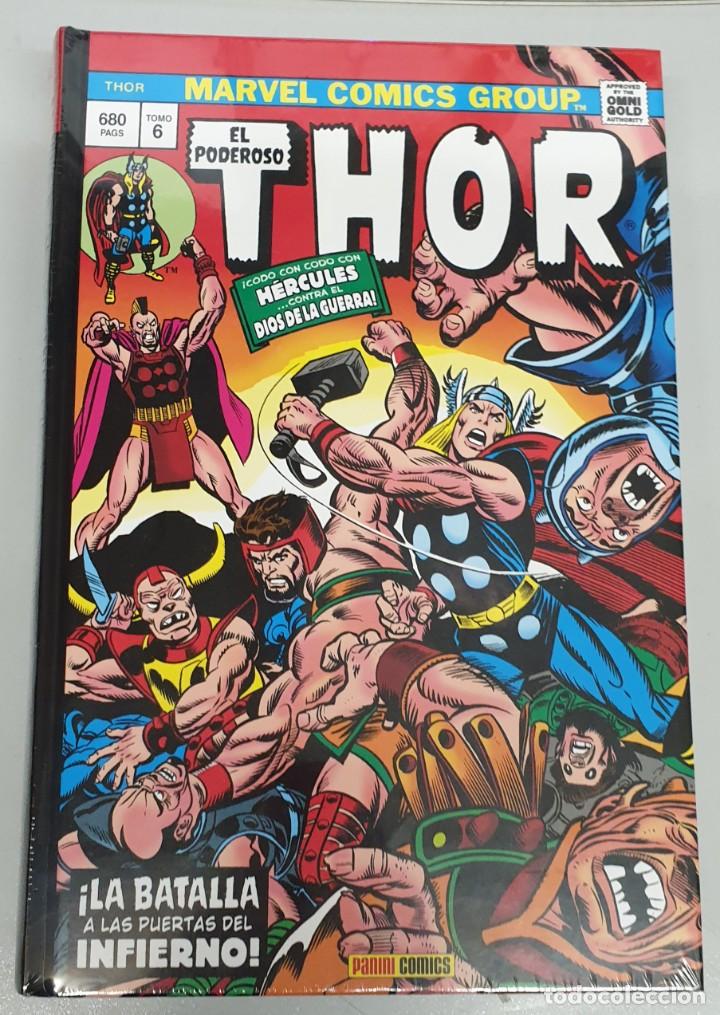 C&oacute;mics: MARVEL GOLD EL PODEROSO THOR N&ordm; 6 LA BATALLA A LAS PUERTAS DEL INFIERNO / PANINI - Foto 1