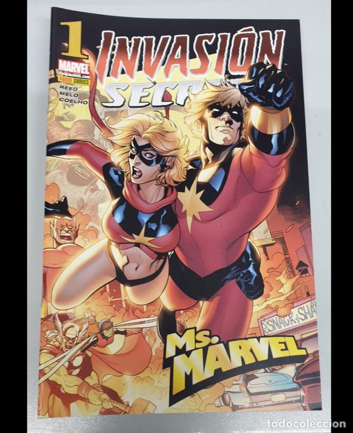 C&oacute;mics: INVASION SECRETA : MS MARVEL N&ordm; 1 / MARVEL - PANINI - Foto 1