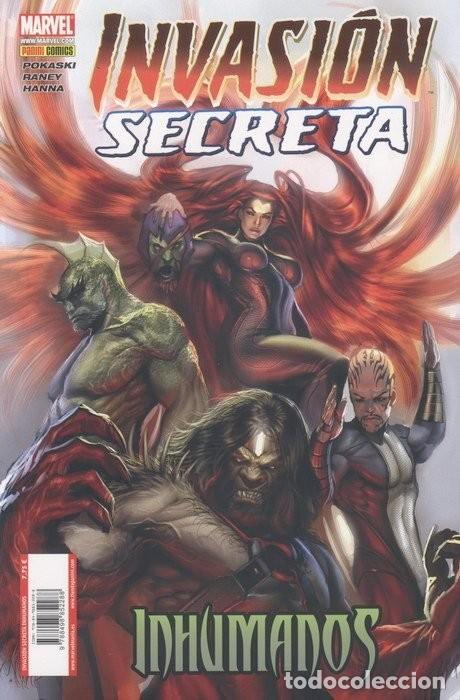 C&oacute;mics: MARVEL COMICS --- INVASI&Oacute;N SECRETA, INHUMANOS --- PANINI 2009 --- CAJ02 - Foto 1