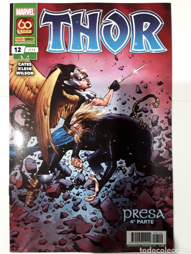 C&oacute;mics: Thor 12 / 119 (grapa) - Cates, Klein, Wilson - Panini / Marvel - Foto 1