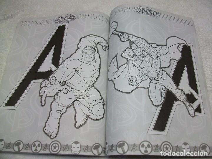 C&oacute;mics: MARVEL AVENGERS H&Eacute;ROES INCOPARABLES LIBRO PARA COLOREAR - Foto 2