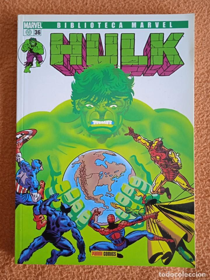 C&oacute;mics: BIBLIOTECA MARVEL HULK N&ordm; 36 - MUY BUEN ESTADO - Foto 1