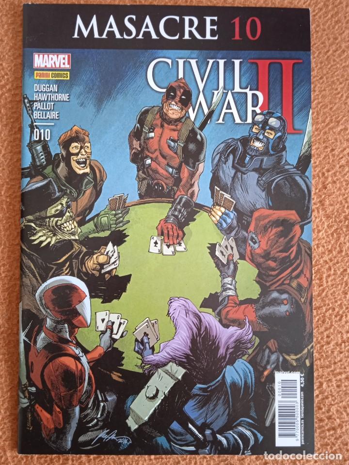 C&oacute;mics: MASACRE N&ordm; 10 : CIVIL WAR II / MARVEL - PANINI - Foto 1