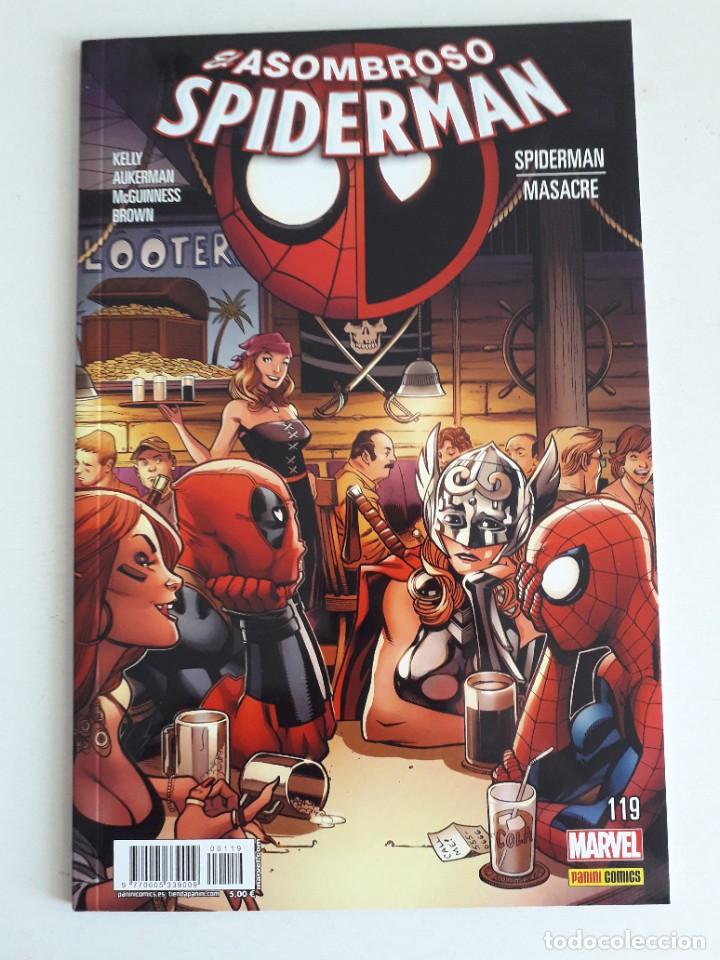 Cómics: EL ASOMBROSO SPIDERMAN LOMO ROJO SERIE ACTUAL N-119 COMO NUEVO
