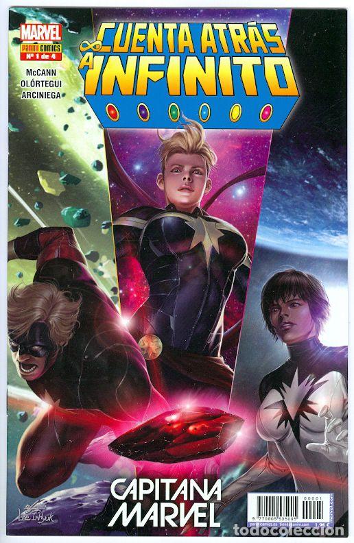 C&oacute;mics: Panini. Cuenta atr&aacute;s a infinito. Capitana marvel. 1. - Foto 1
