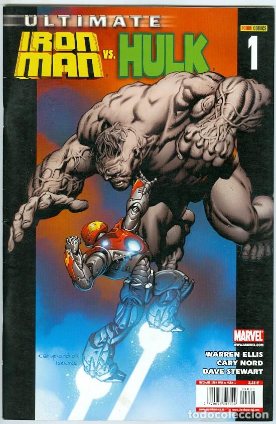 C&oacute;mics: Panini. Ultimate Iron Man vs Hulk. 1. - Foto 1