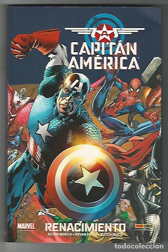 C&oacute;mics: Panini. Colecci&oacute;n 100% Marvel. Capit&aacute;n Am&eacute;rica. Renacimiento. - Foto 1
