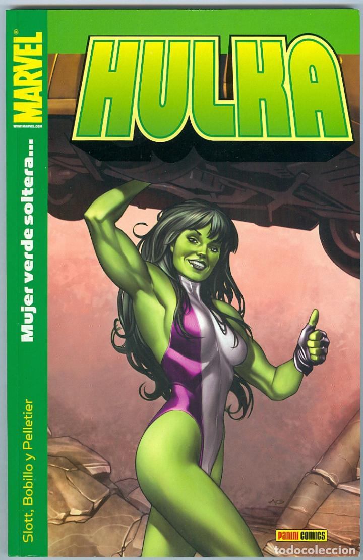C&oacute;mics: Panini. Hulka. 1. Mujer verde soltera. - Foto 1