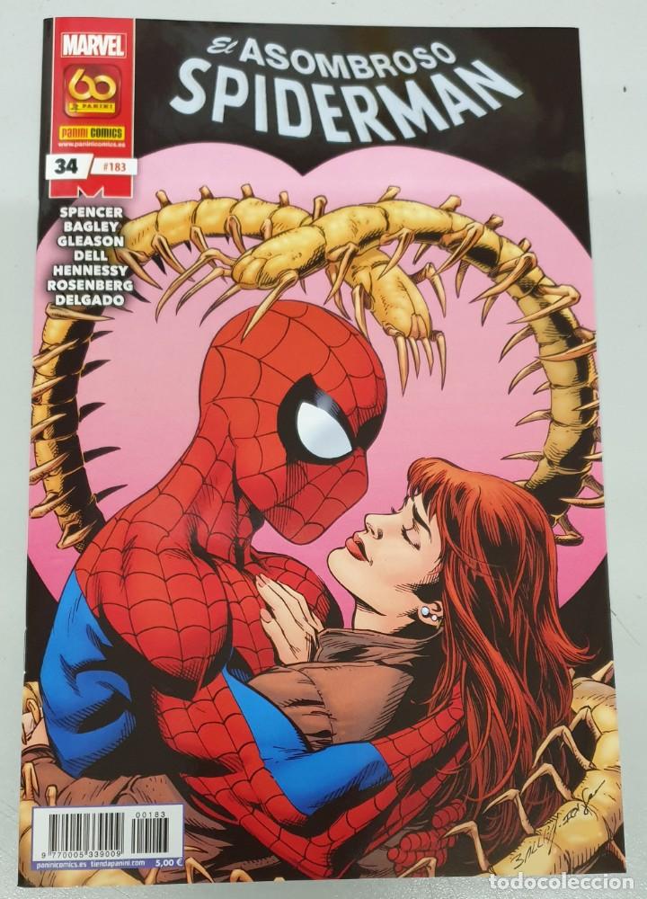 C&oacute;mics: EL ASOMBROSO SPIDERMAN N&ordm; 183 / 34 - MARVEL - PANINI - Foto 1
