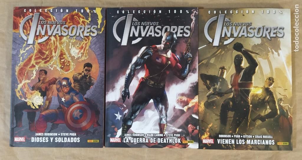C&oacute;mics: LOS NUEVOS INVASORES (100% MARVEL) - PANINI / COLECCI&Oacute;N COMPLETA - Foto 1