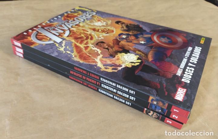 C&oacute;mics: LOS NUEVOS INVASORES (100% MARVEL) - PANINI / COLECCI&Oacute;N COMPLETA - Foto 2