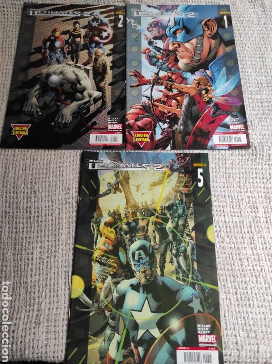 C&oacute;mics: ULTIMATES 2 VOL 2 - LOTE DE 3 EJEMPLARES 1,2,5 /Edita : PANINI