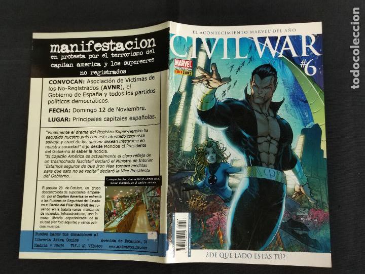 C&oacute;mics: CIVIL WAR - N&ordm; 6 - PANINI -