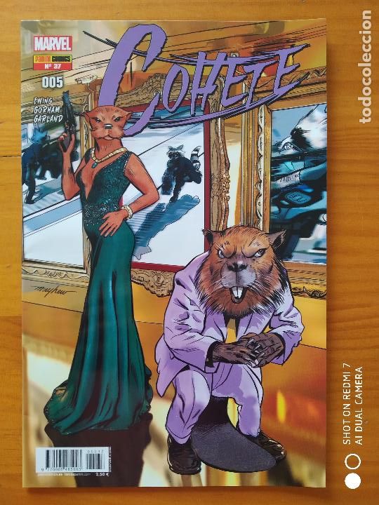 C&oacute;mics: MAPACHE COHETE N&ordm; 37 / COHETE N&ordm; 5 - MARVEL - PANINI (GF) - Foto 1