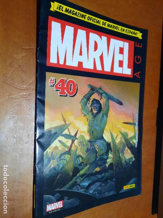 Comics: MARVEL AGE 40. EL MAGAZINE OFICINA DE MARVEL EN ESPA&Ntilde;A. GRAPA. BUEN ESTADO