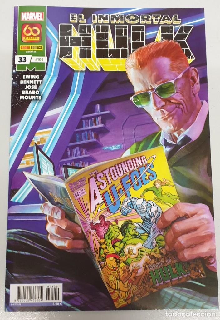 C&oacute;mics: EL INMORTAL HULK N&ordm; 33 / 109 - AL EDWING / MARVEL - PANINI - Foto 1