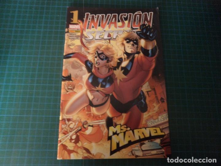 C&oacute;mics: Invasion secreta. Ms. marvel. N&deg;1. Panini. MBE - Foto 1
