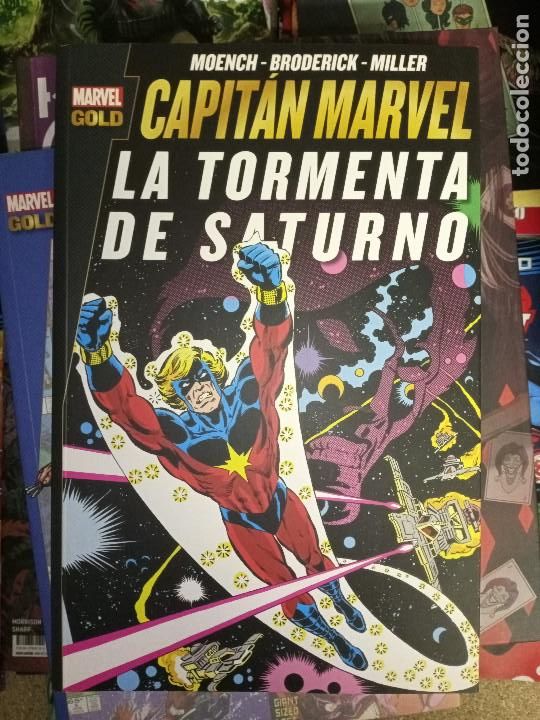 C&oacute;mics: Marvel Gold Capit&aacute;n Marvel La tormenta de Saturno cj00 - Foto 1