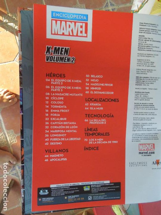 C&oacute;mics: ENCICLOPEDIA MARVEL 23 - X-MEN - VOL. 2 - ALTAYA - MARVEL 2016. - Foto 2