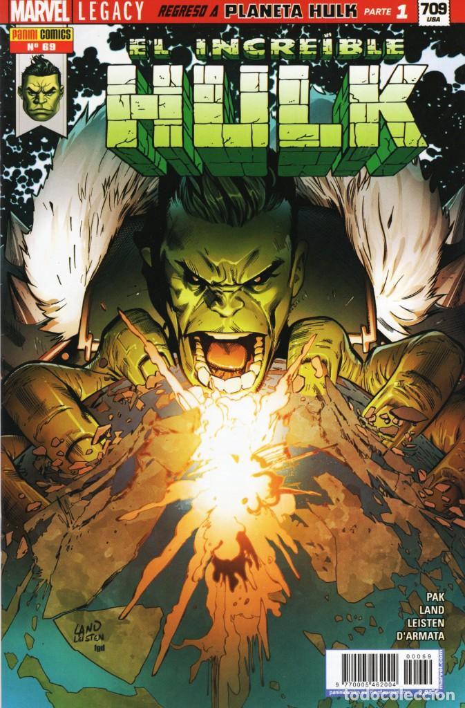 C&oacute;mics: EL INCREIBLE HULK VOL. 2 N&ordm; 69 MARVEL LEGACY - PANINI - IMPECABLE - Foto 1