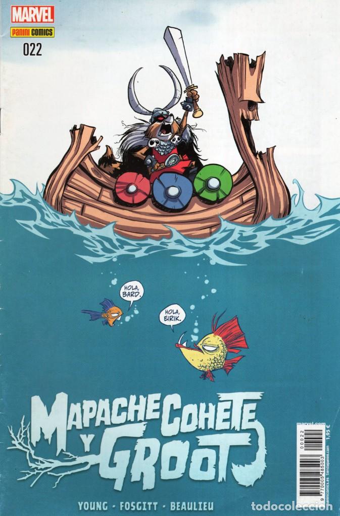 C&oacute;mics: MAPACHE COHETE Y GROOT N&ordm; 22 - PANINI - Foto 1