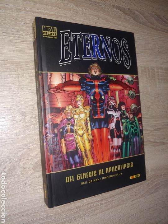 C&oacute;mics: ETERNOS DEL GENESIS AL APOCALIPSIS MARVEL DELUXE PERFECTO ESTADO - Foto 1