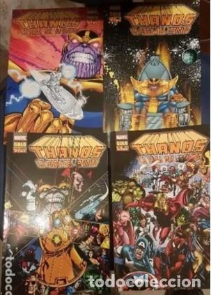 C&oacute;mics: MARVEL GOLD - THANOS: LA SAGA DEL INFINITO (OBRA COMPLETA 4 TOMOS) - PANINI - Foto 1