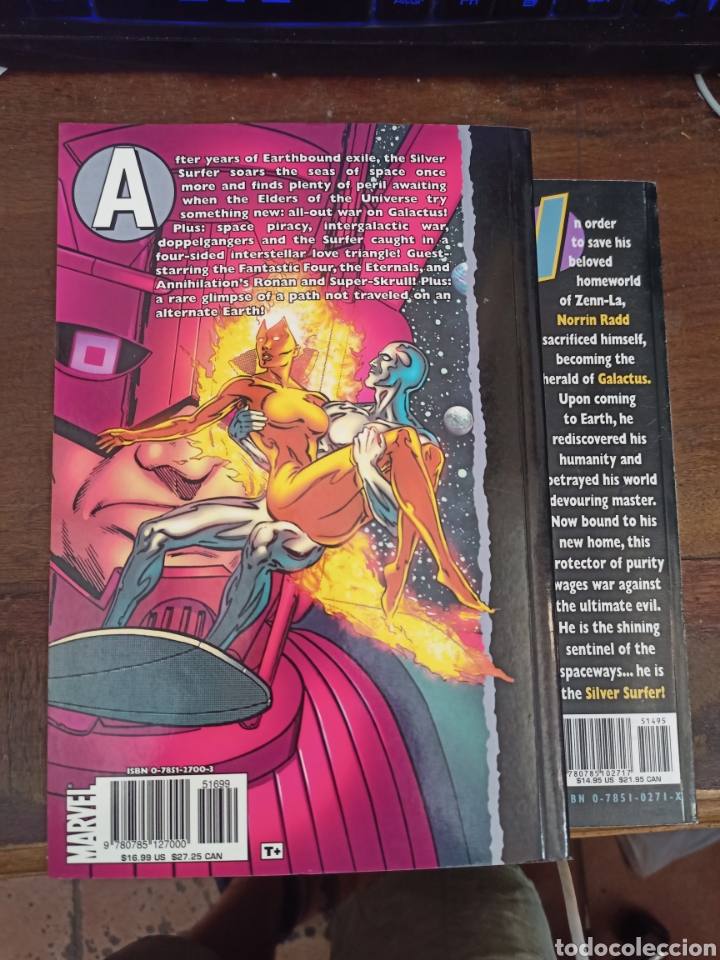 C&oacute;mics: SILVER SURFER. 2 VOL. Publicado por Marvel Comics, 2001. TEXTO EN INGL&Eacute;S - Foto 2