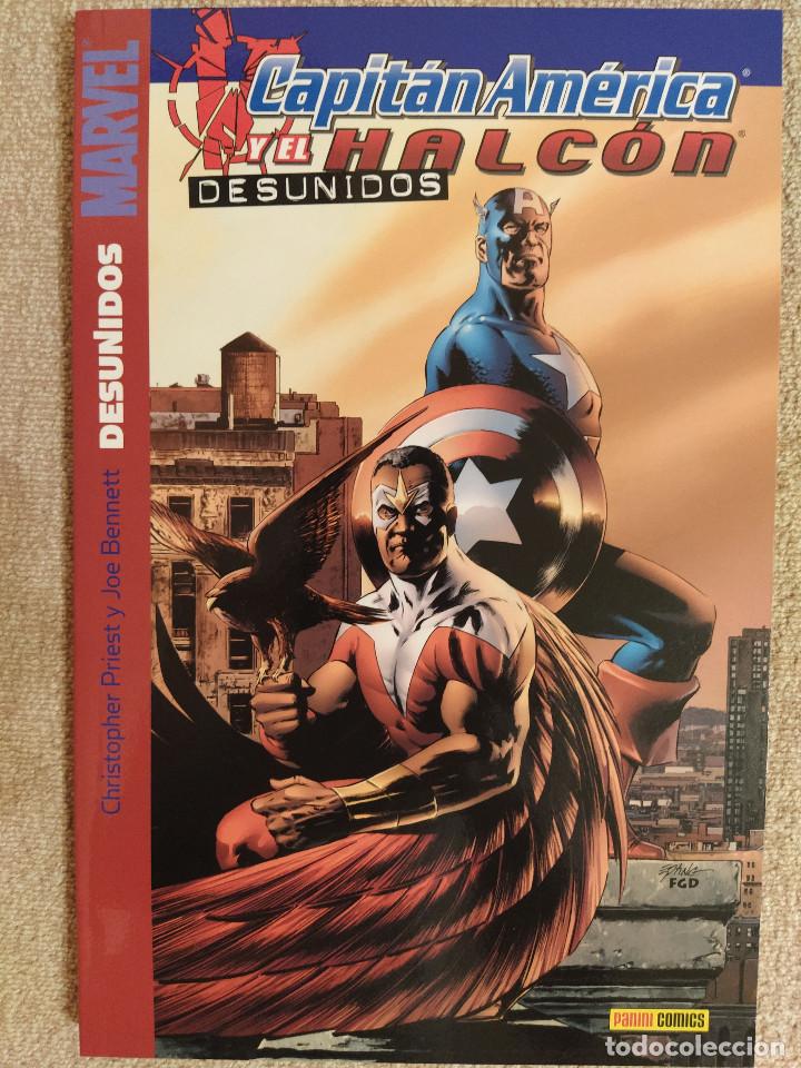 C&oacute;mics: Capit&aacute;n Am&eacute;rica y el Halcon: Desunidos. Tomo 2. Panini. Impecable - Foto 1