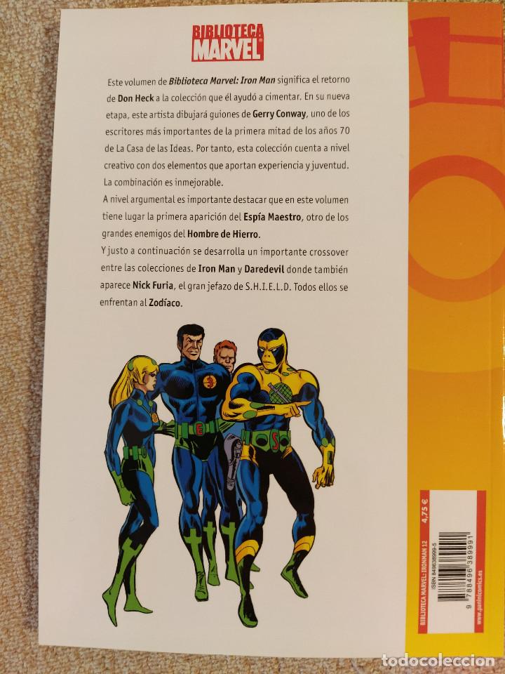 C&oacute;mics: Bibiloteca Marvel. Iron Man (El Hombre de Hierro). N&uacute;mero 12. Panini. Impecable - Foto 2