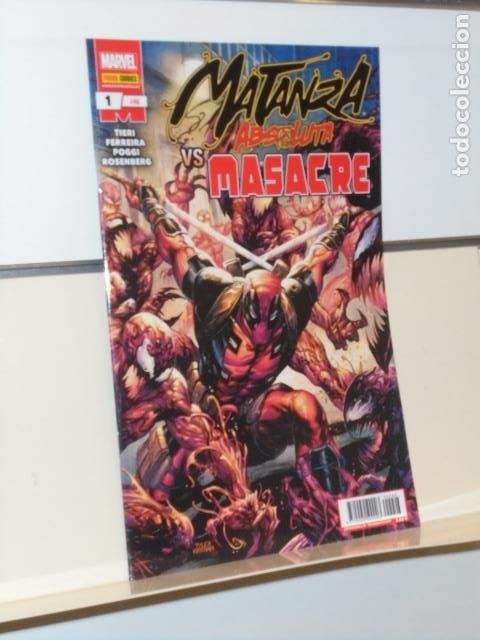 C&oacute;mics: MASACRE N&ordm; 1-46 MATANZA ABSOLUTA VS. MASACRE MARVEL - PANINI - Foto 1