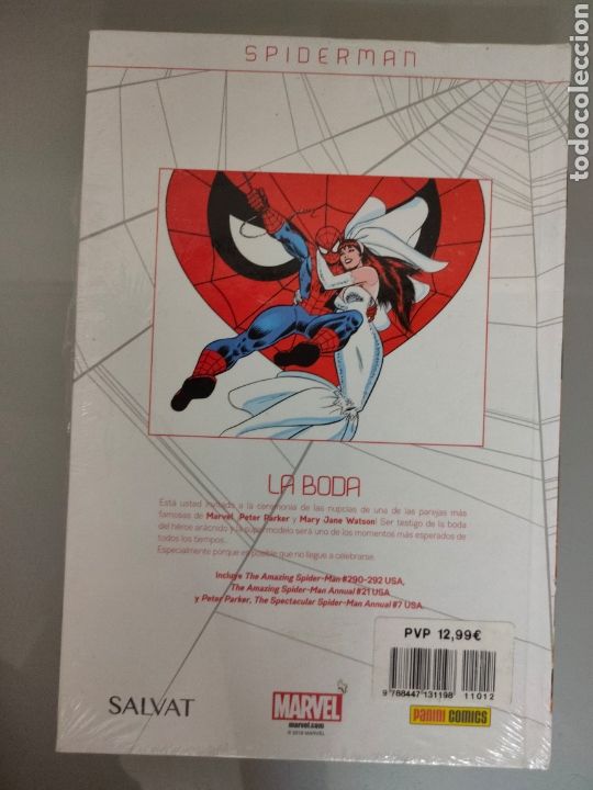 C&oacute;mics: COMIC SPIDERMAN LA BODA 19 PRECINTADO 2018 MARVEL SALVAT PANINI - Foto 2