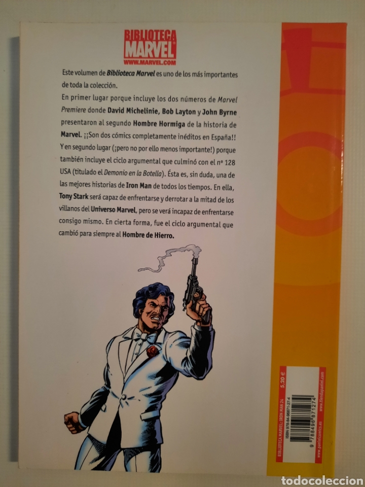 C&oacute;mics: BIBLIOTECA MARVEL IRON MAN - TOMO 24 - PANINI - Foto 2