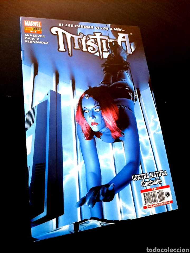 C&oacute;mics: CASI EXCELENTE ESTADO MISTICA 9 COMICS PANINI MARVEL - Foto 1