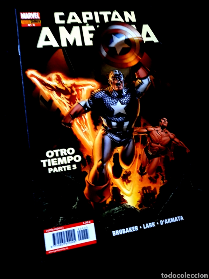C&oacute;mics: EXCELENTE ESTADO CAPITAN AMERICA 5 COMICS PANINI - Foto 1