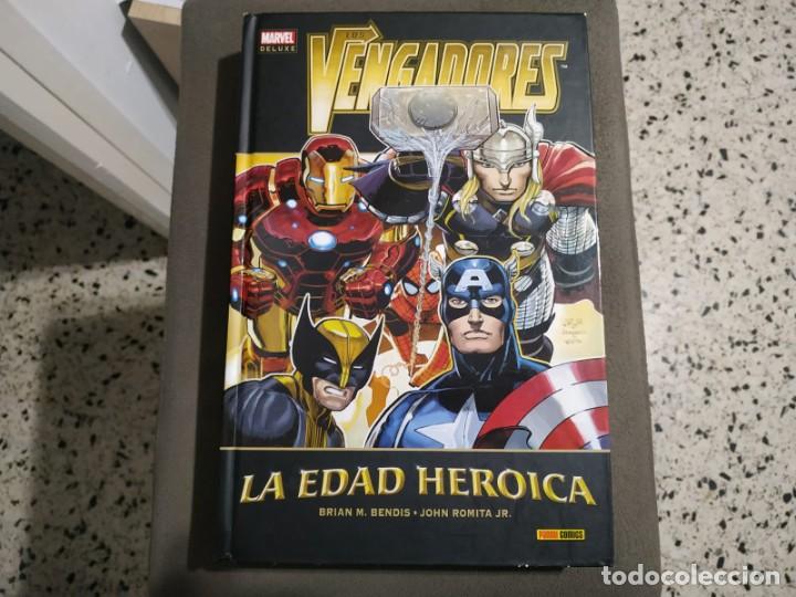 C&oacute;mics: PANINI MARVEL DELUXE LOS VENGADORES EDAD HEROICA - Foto 1