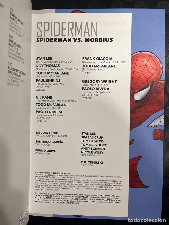 C&oacute;mics: SPIDERMAN Vs MORBIUS : LA ARA&Ntilde;A CONTRA EL VAMPIRO ( 2021 ) - Foto 3