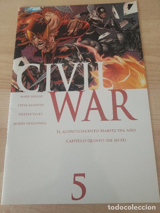 C&oacute;mics: COMIC MARVEL - CIVIL WAR N&ordm;5 EDICI&Oacute;N ESPECIAL - Foto 1