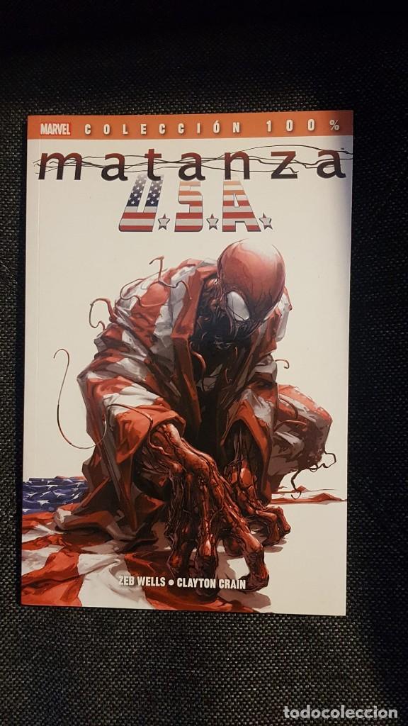 C&oacute;mics: 100% MARVEL - MATANZA U.S.A - TOMO - PANINI - Foto 1
