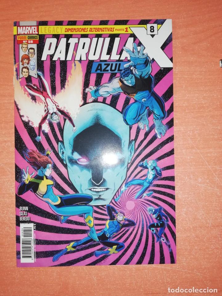C&oacute;mics: PATRULLA X AZUL N&ordm; 59 / PANINI. NUEVO - Foto 1