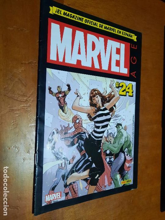 Fumetti: MARVEL AGE 24. EL MAGAZINE OFICINA DE MARVEL EN ESPA&Ntilde;A. GRAPA. BUEN ESTADO