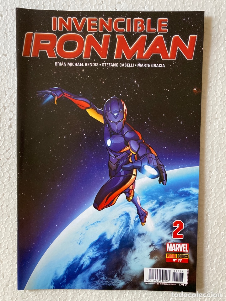 C&oacute;mics: INVENCIBLE IRON MAN #77 PANINI &laquo;IMPECABLE&rdquo;&raquo; - Foto 1