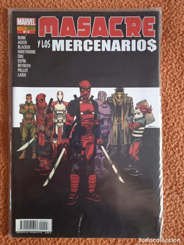 C&oacute;mics: MASACRE Y LOS MERCENARIOS 5 MARVEL PANINI - Foto 1
