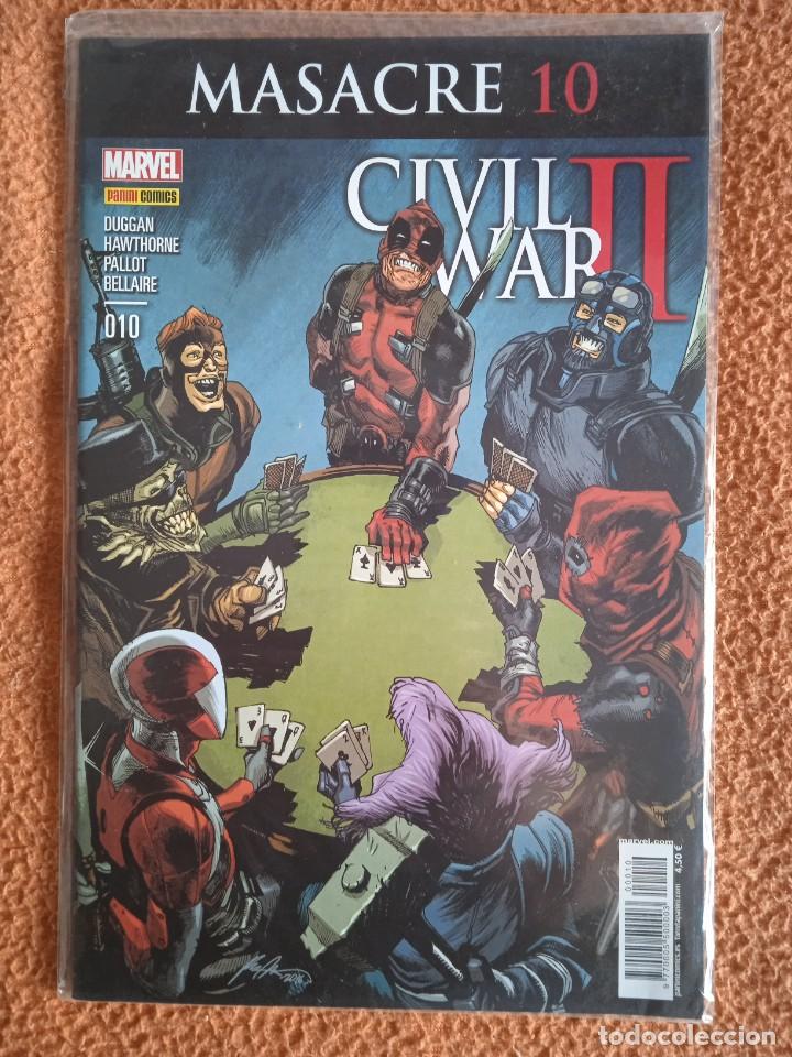 C&oacute;mics: MASACRE 10 MARVEL PANINI - Foto 1
