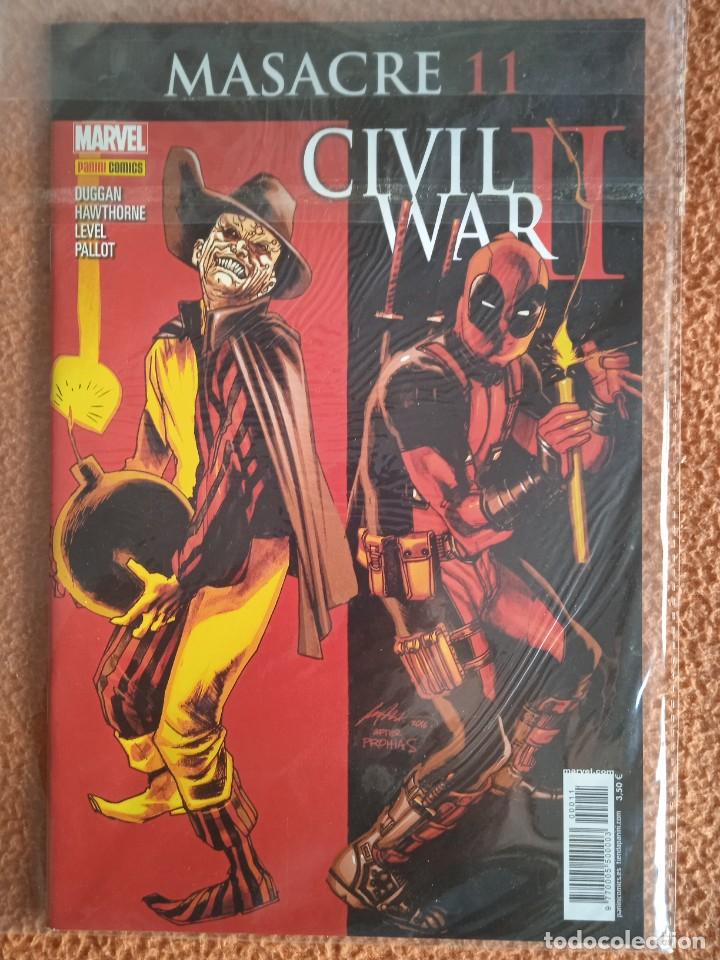 C&oacute;mics: MASACRE 11 MARVEL PANINI - Foto 1