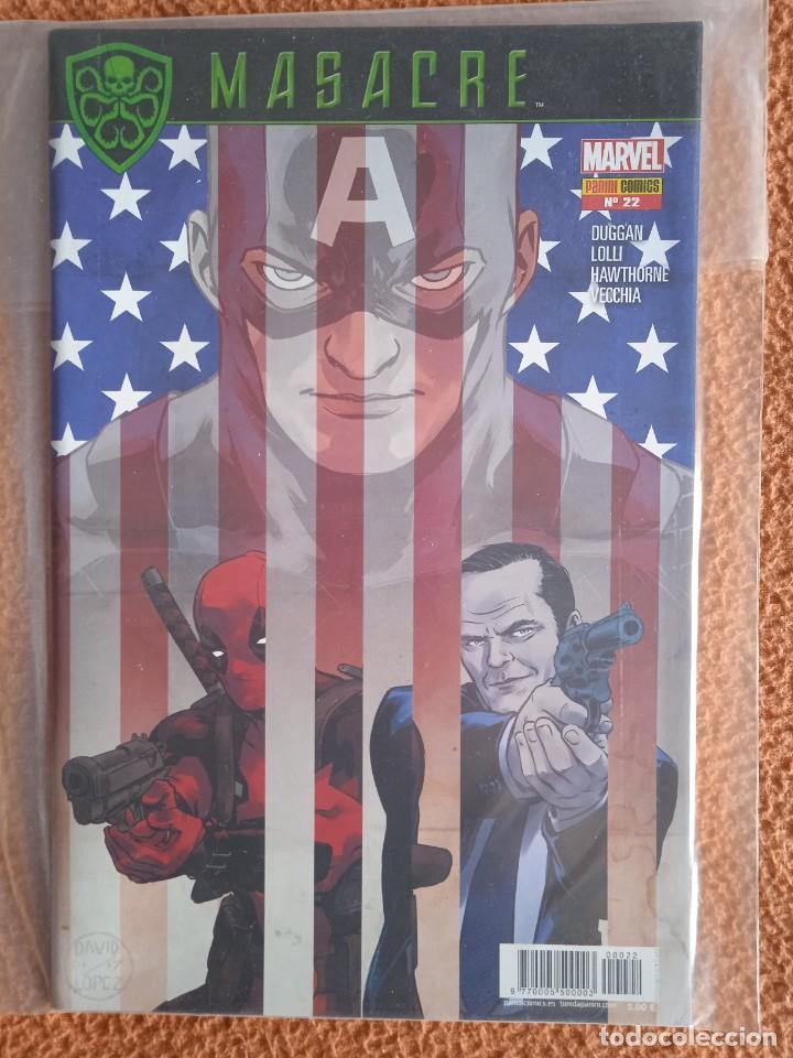 C&oacute;mics: MASACRE 22 MARVEL PANINI - Foto 1