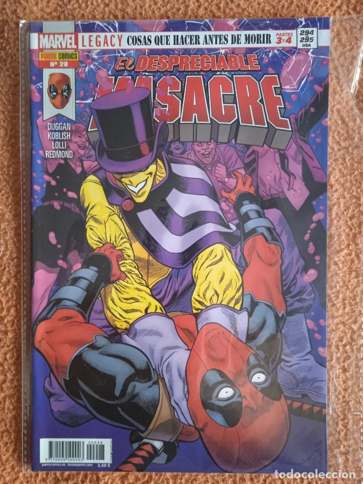 C&oacute;mics: MASACRE 28 MARVEL PANINI - Foto 1