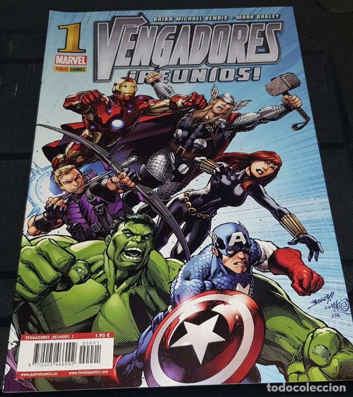 C&oacute;mics: VENGADORES &iexcl;REUN&Iacute;OS! n&uacute;meros 1, 2 y 3 de PANINI. - Foto 1