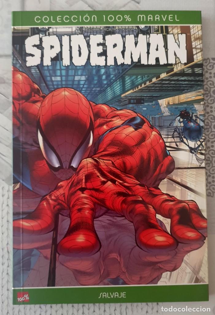 C&oacute;mics: 100% MARVEL. SPIDERMAN. SALVAJE. Numero &uacute;nico. Panini Comics 2007 - Foto 1