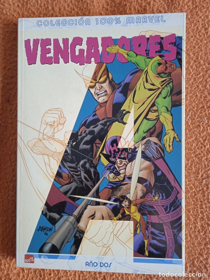 C&oacute;mics: Vengadores a&ntilde;o 2. Tomo 100 % Marvel de Panini. - Foto 1